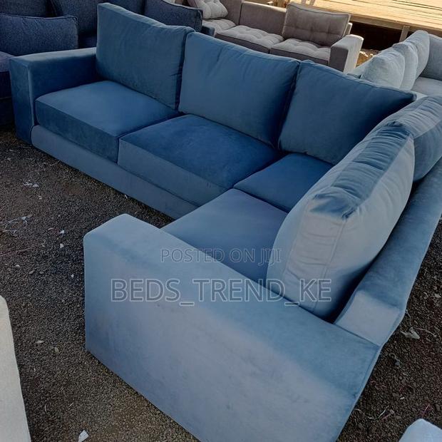Modern 6 Seater Corner Sofa - main view