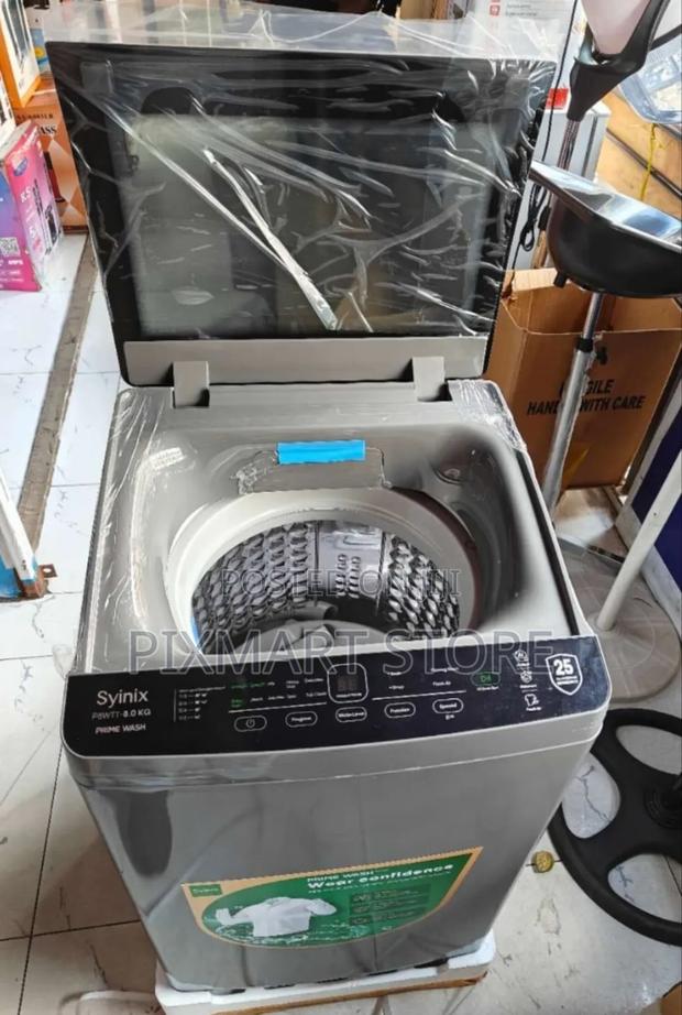 Syinix 8kg Washing Machine,-Top Load Full Automatic