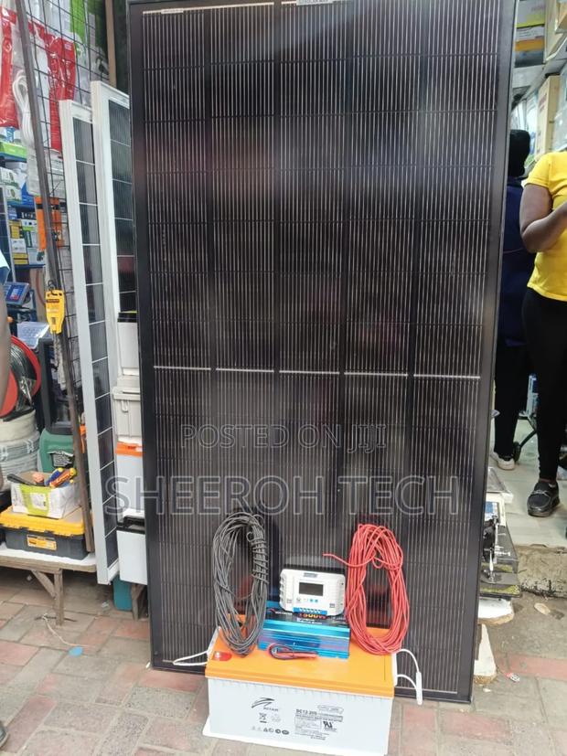 600wtts Solar Panels/1500wtts Inverter/200ahs Battery - main view