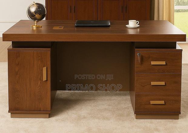 Office Desk; Contemporary 140cm Fancy Desk Design