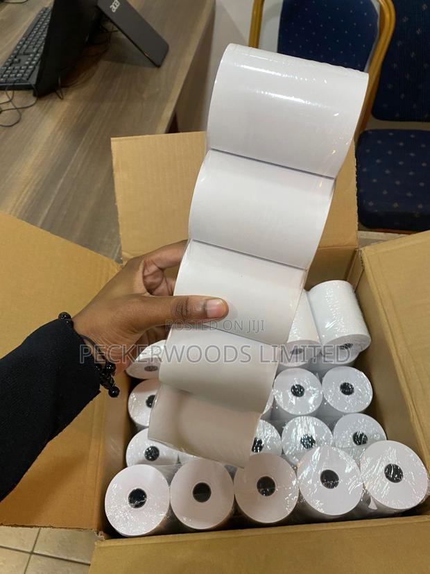 Bulk Pack of Unwrapped 79x60x13 Thermal Rolls for Printers