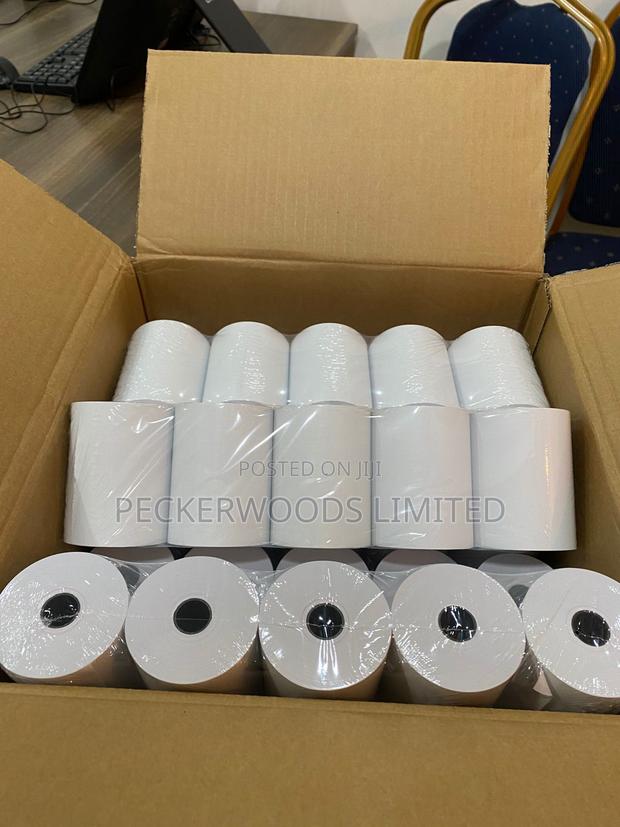 Smooth Printing Unwrapped Thermal Rolls –79mm X 60mm X 13m