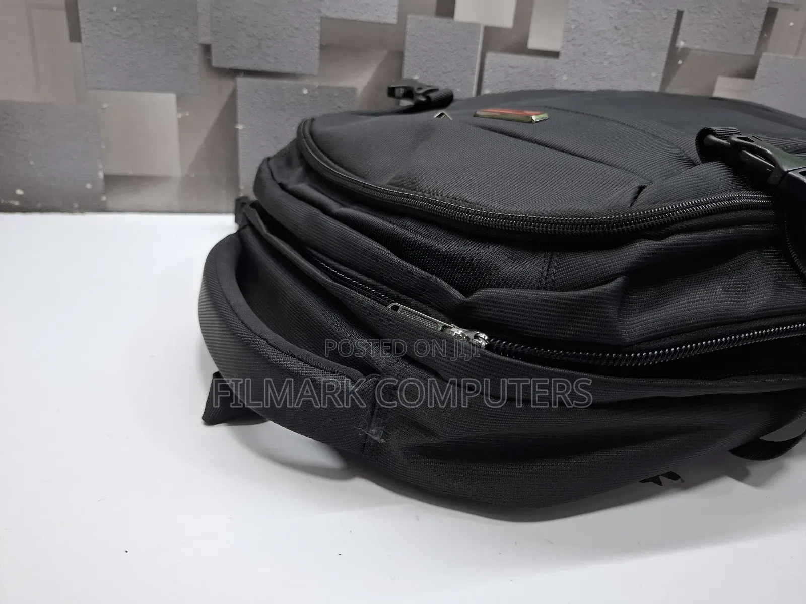 Omaya 17" Faux Leather Backpack