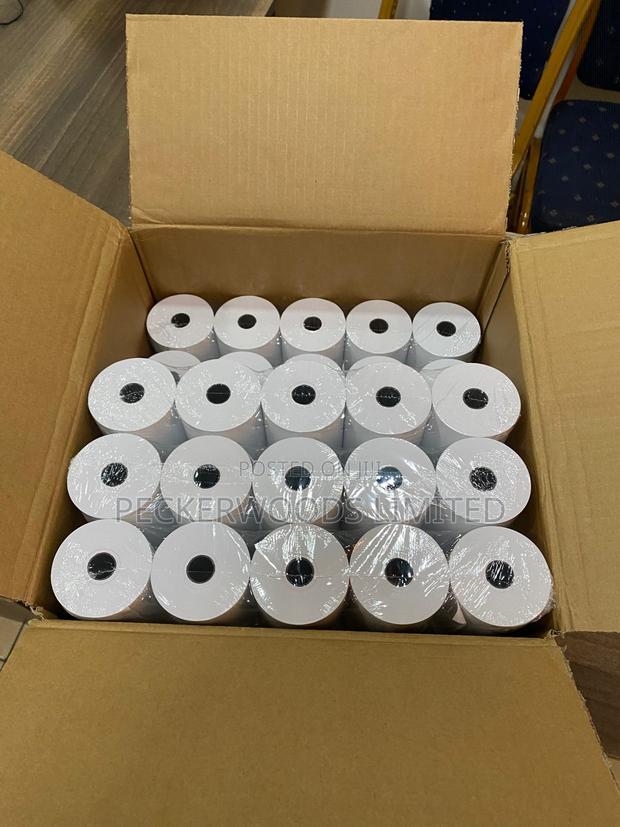 Unwrapped Thermal Paper Rolls 79mm By, 60mm By, 13m