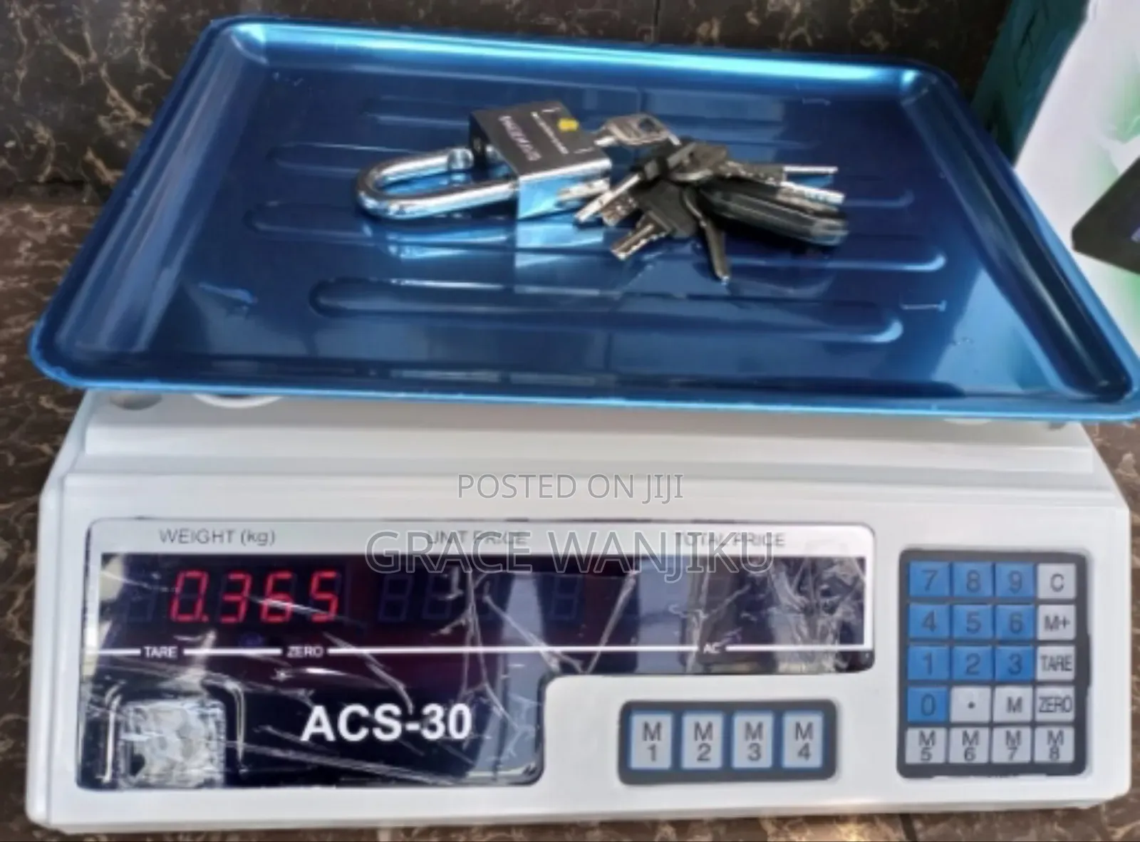 Original Acs Digital Rechargeable Weighing Scale