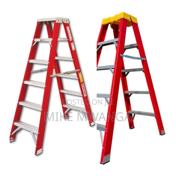 Compact Extra Grip a-Type Double-Sided Ladder (5-Step) - main view