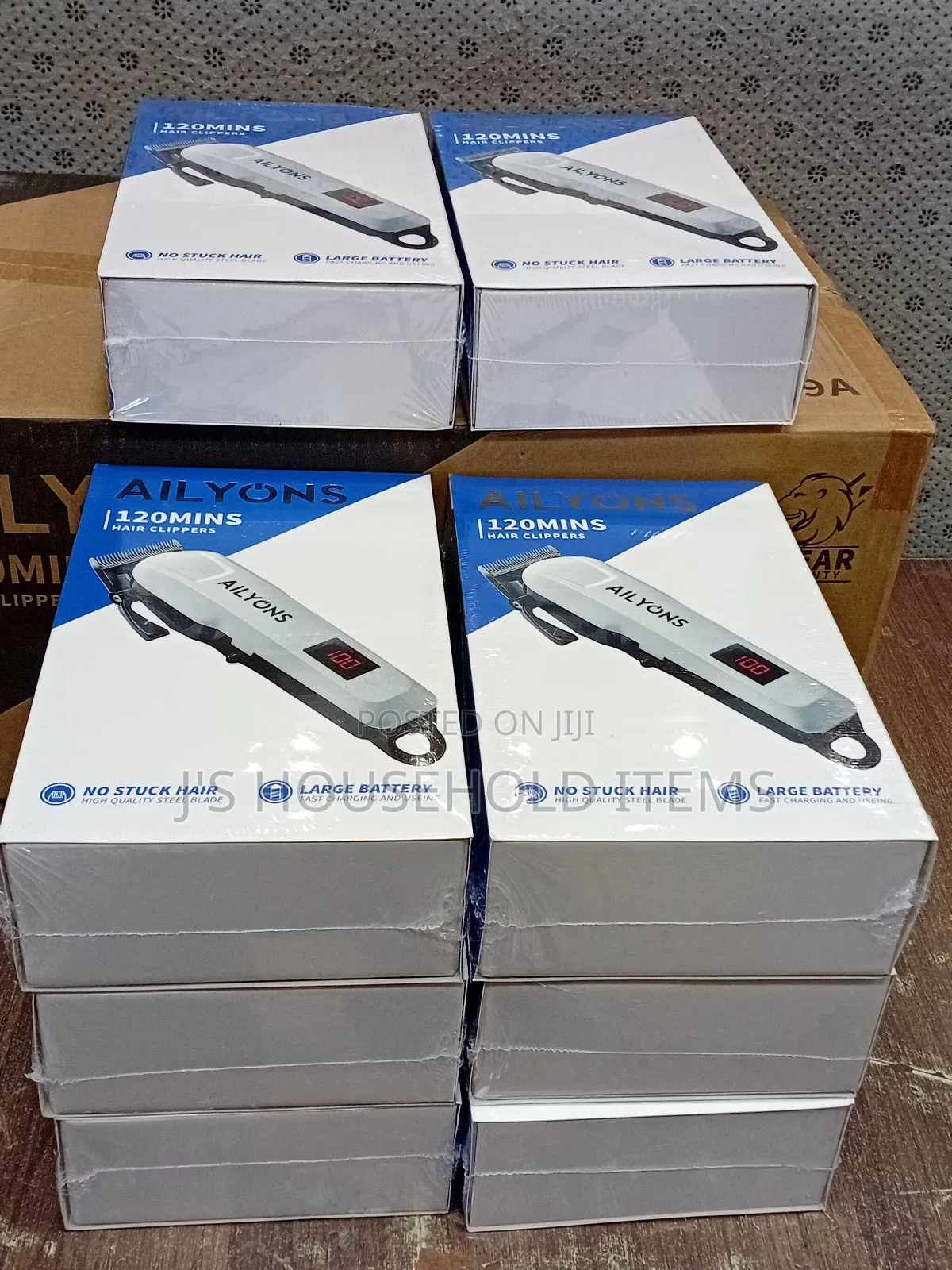 Ailyons Rechargeable Hair Clipper – Powerful Motor, Smooth