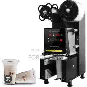 Automatic Foil Sealing Machine for Yogurt Pudding Cups