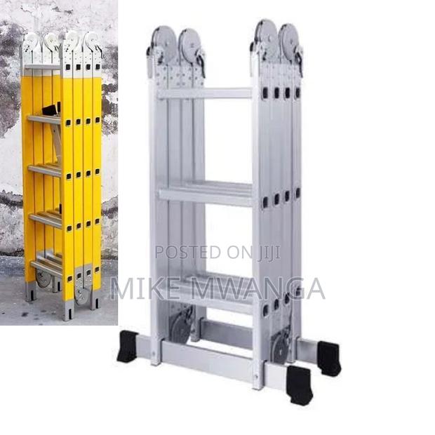 Anti-Slip Rubber Feet Multipurpose Ladder (24 Ft) 4x6