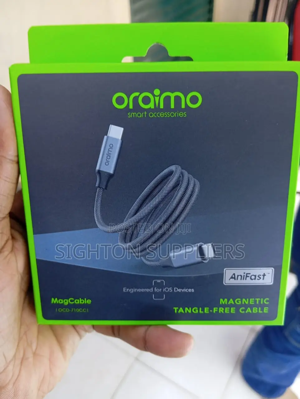 Tangle Free Magnetic Type C to C Cable
