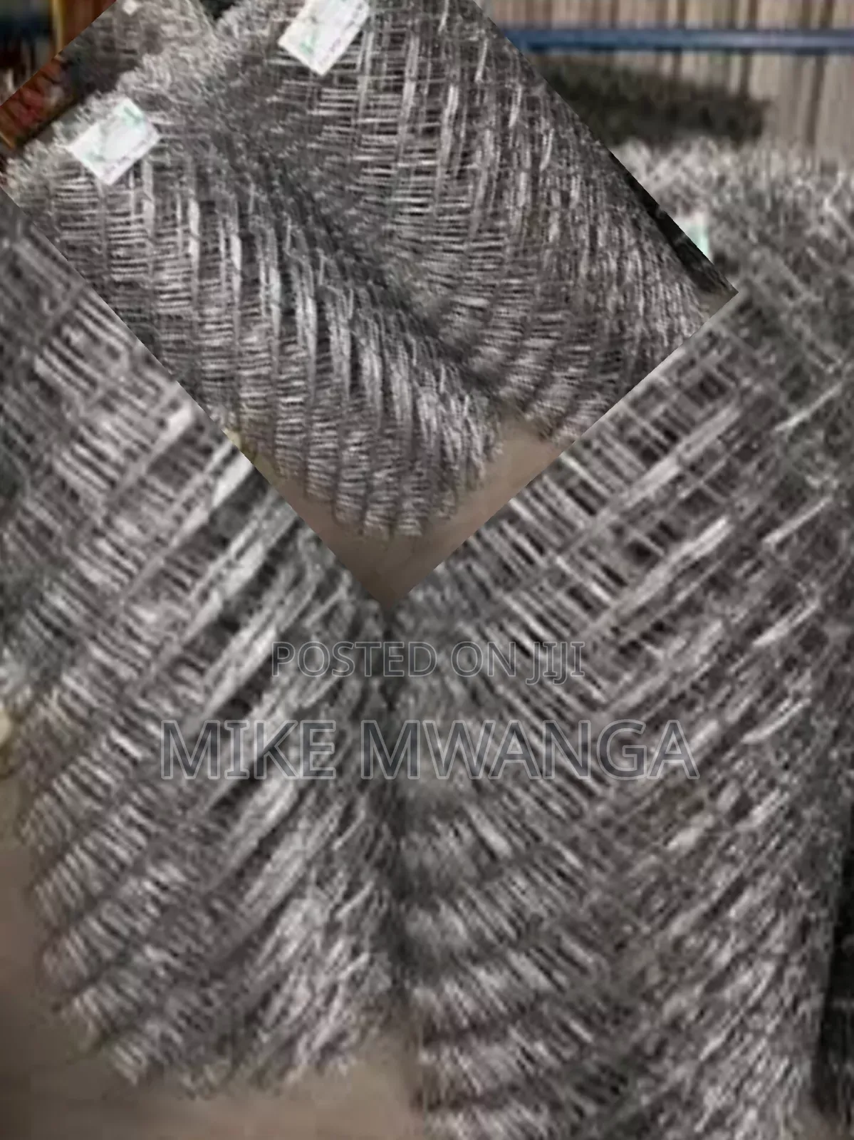 Galvanized, 12.5 Gauge Chain Link, 50x50 7ft Height.