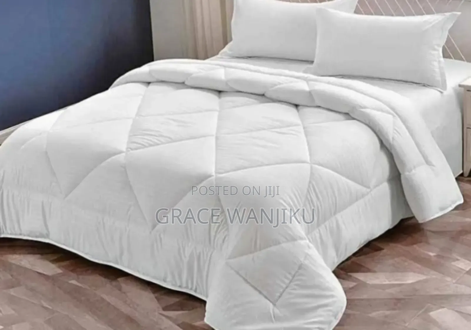 White Binded Duvets __