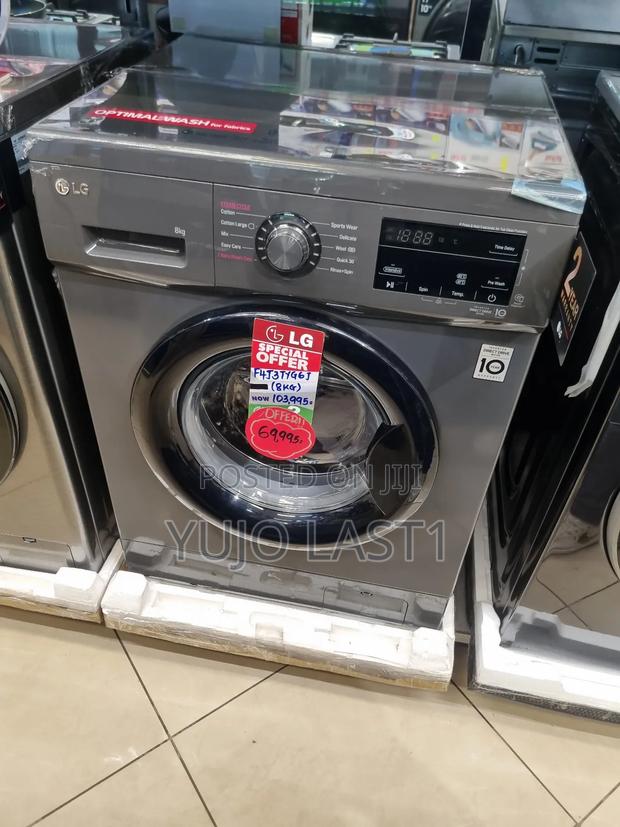 Lg 8kg F4r3tyg6p Front Load Washing Machine - main view