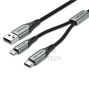 Vention Usb 2.0 a Male to Usb-C Micro Bmale Y-Splitter Cable
