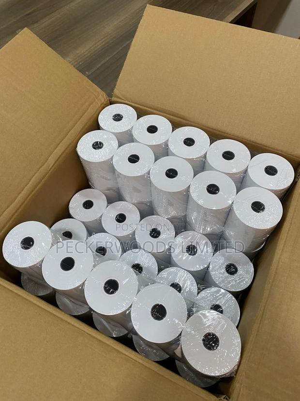 Durable and Clear Print Unwrapped Thermal Rolls 79x60x13