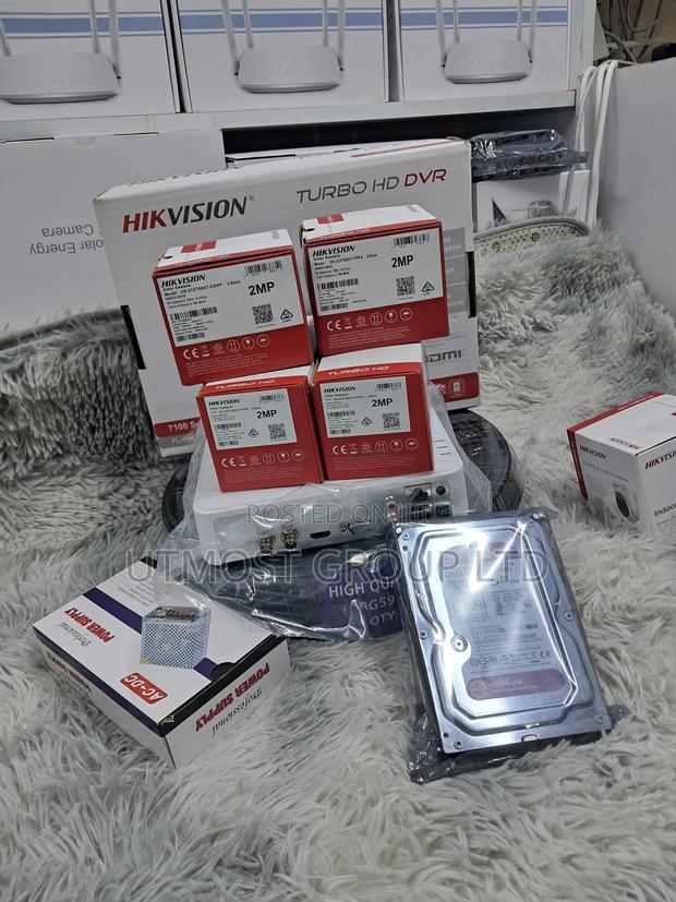 Hikvision 4 Camera Full Kit (2 × Bullet + 2× Dome) - main view