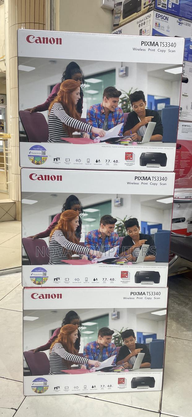 Canon Pixma Ts3340 Wireless Print/Copy/Scan Home Use Printer - main view