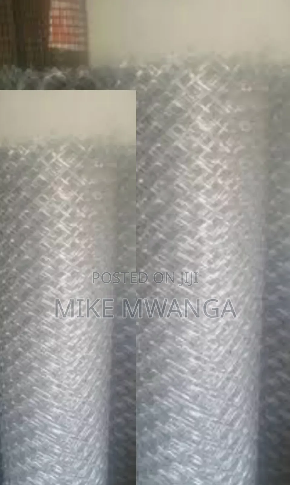 Galvanized Chain Mesh Link, 50x50, 11g,10ft