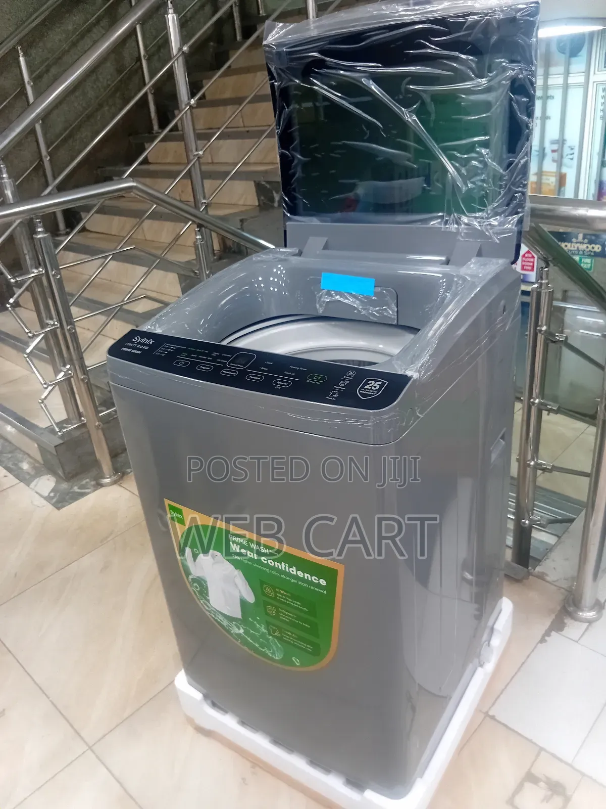 Syinix 8kg Single Tub Washing Machine – Top Load, Energy