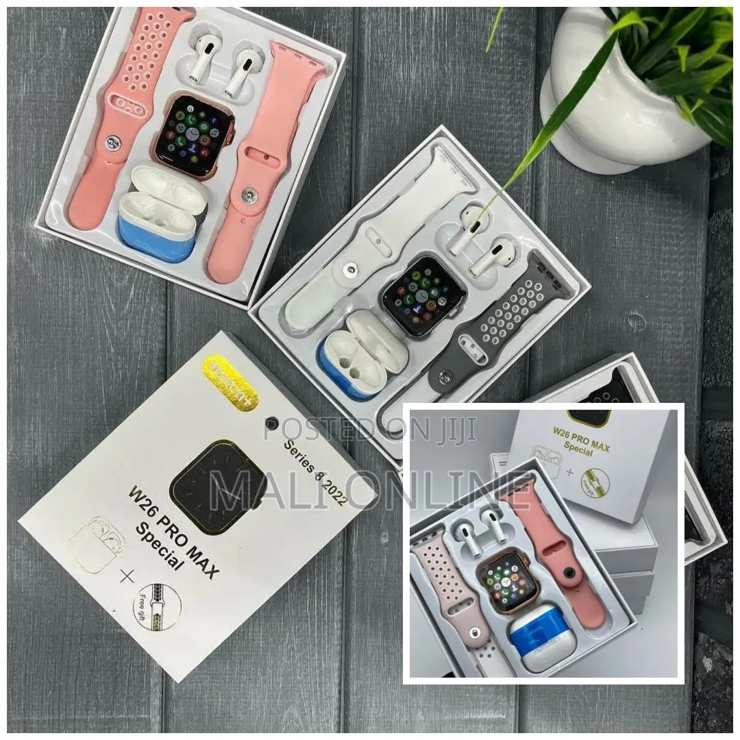 W26 Pro Max Series 8 Smart Watch 2-in-1 Smartwatch