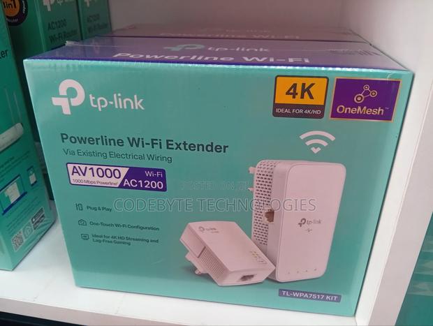 ~Tp-Link Av1000 Gigabit Powerline Wi-Fi Kit ^ Tl-Wpa7517kit - main view