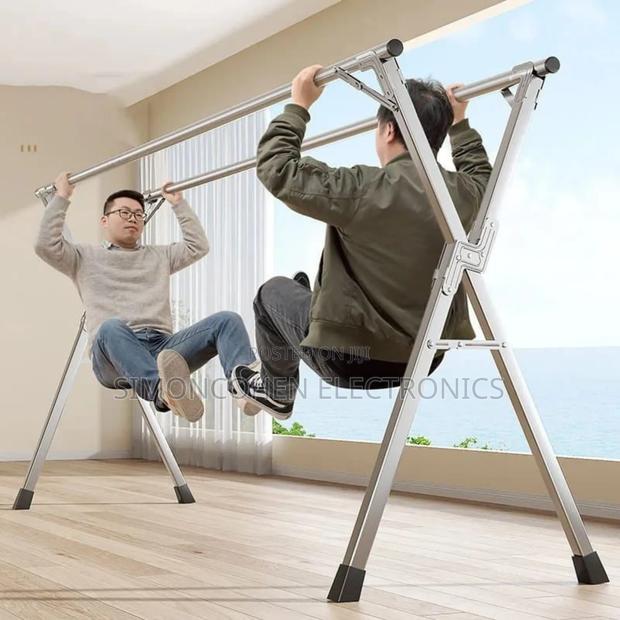 Double Outdoor Cloth Rail - main view