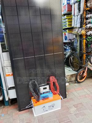 Solar Panel 600w+ Battery 200ah+Controller40ah+Inverter1500w - main view