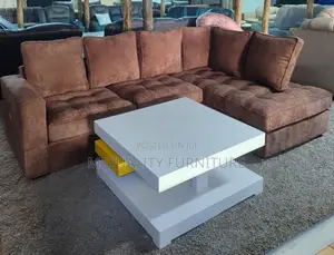 White Squared Modern Coffee Table