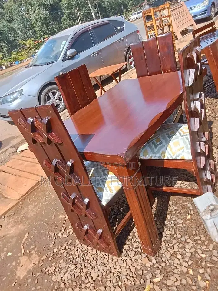 Brown 4 Seater Modern Quality Dining Set