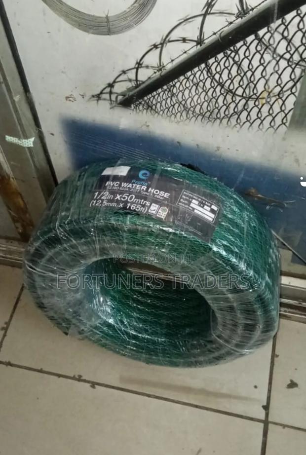 1/2 by 50 Green Braided Water Hosepipe