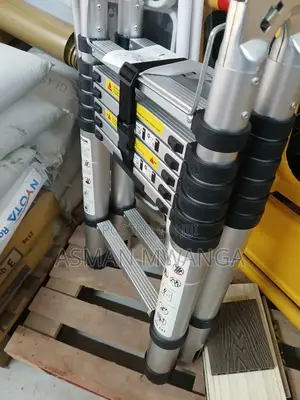 Telescopic Ladder 12 Step Aluminium