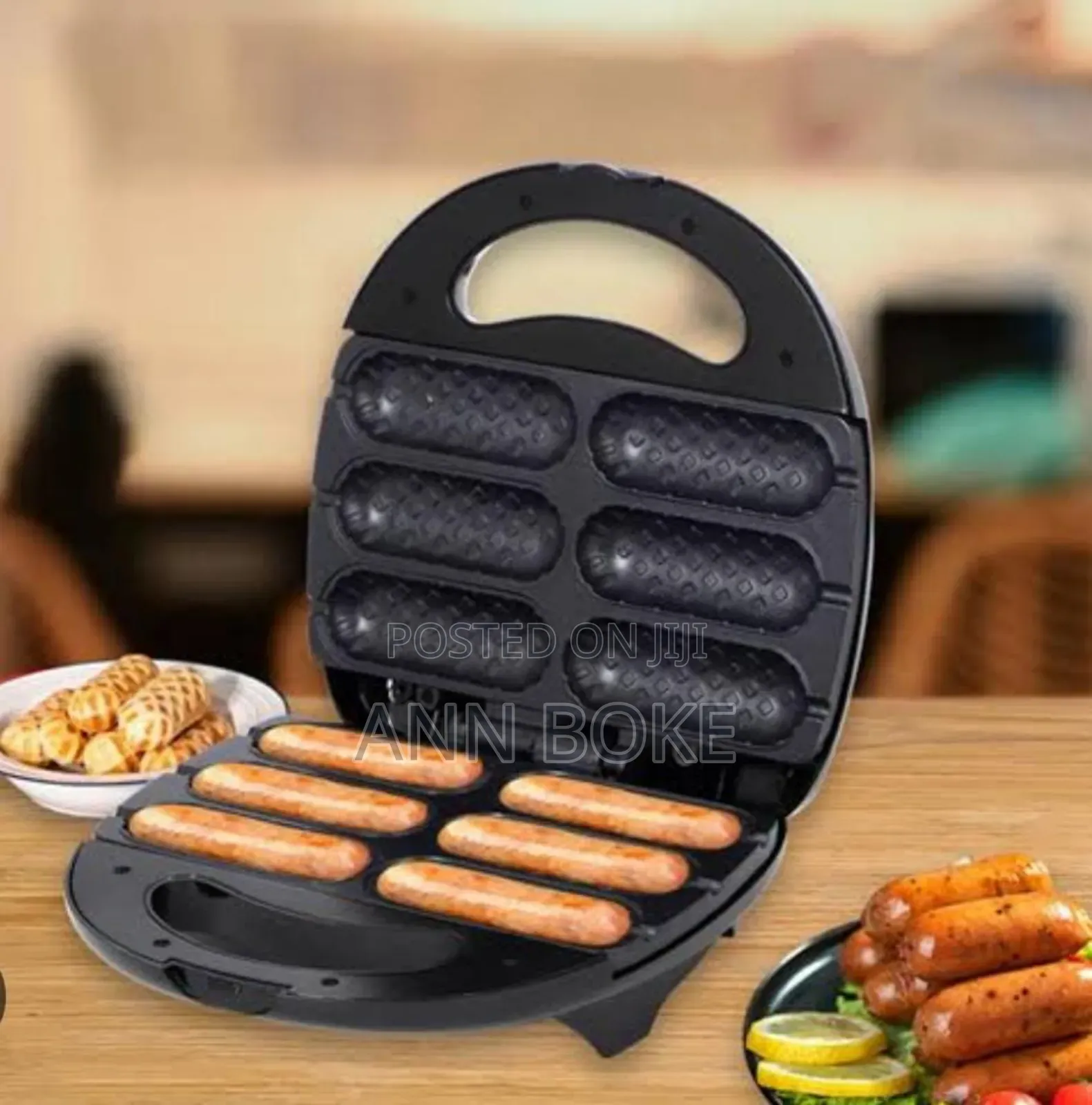 Multifunction Breakfast Machine 6pc Hot Dog, Sausage/Smokie
