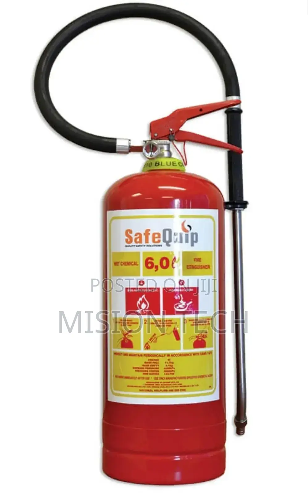 6 Litres Wet Chemical Fire Extinguisher