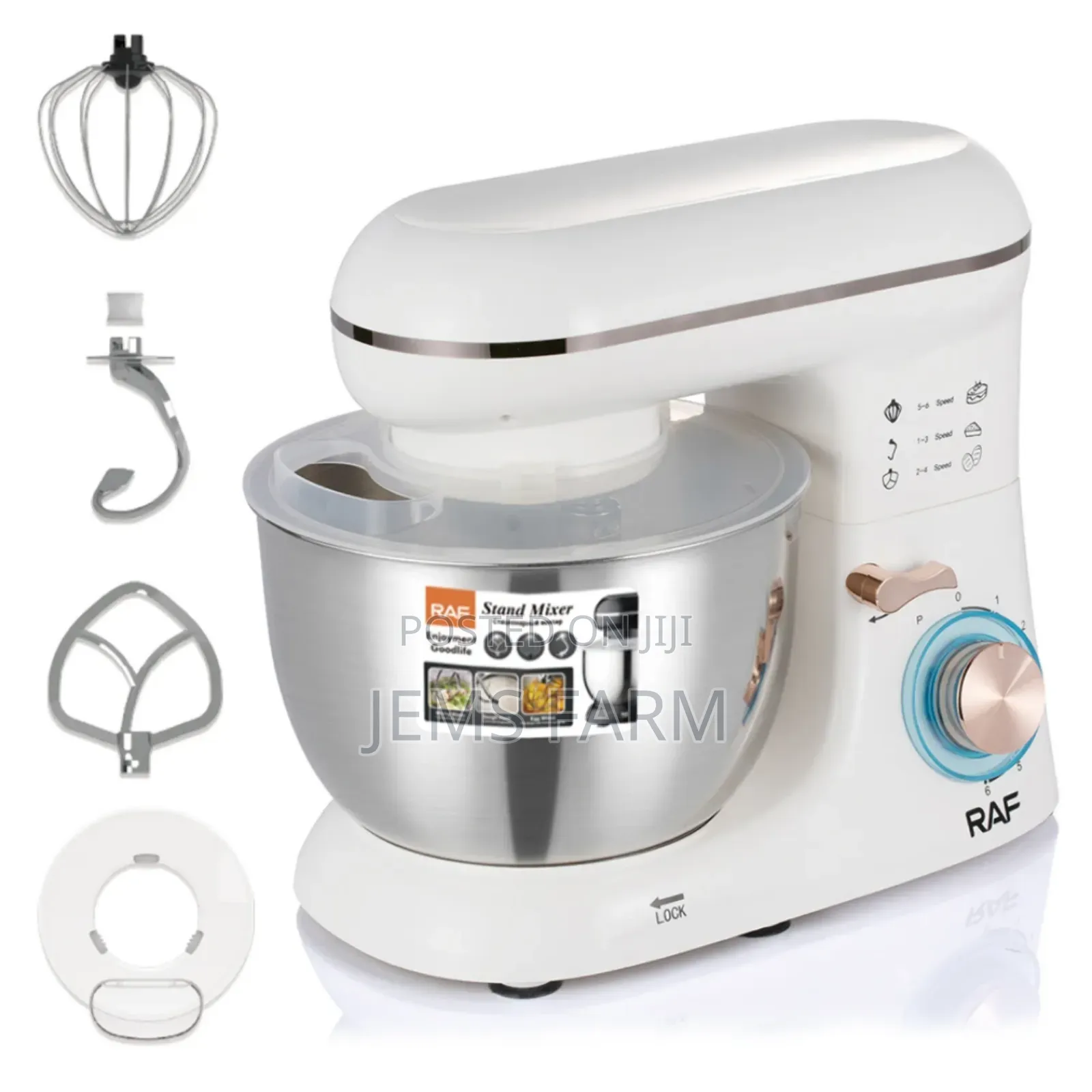 Raf 6 Speeds Kitchen Stand Mixer 4.5l