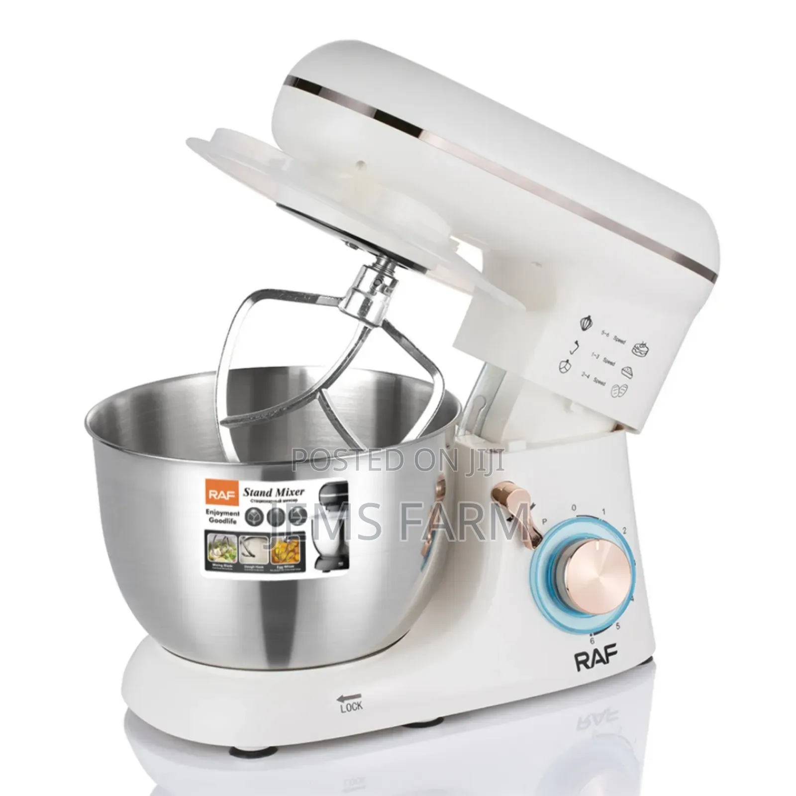 Raf 6 Speeds Kitchen Stand Mixer 4.5l