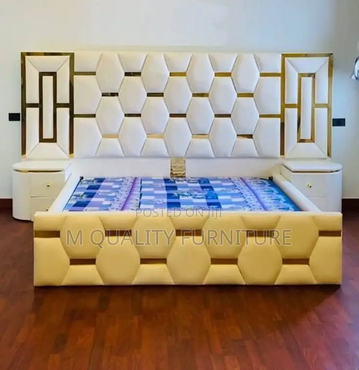 Cream 5 by 6 Unique Quality Bed