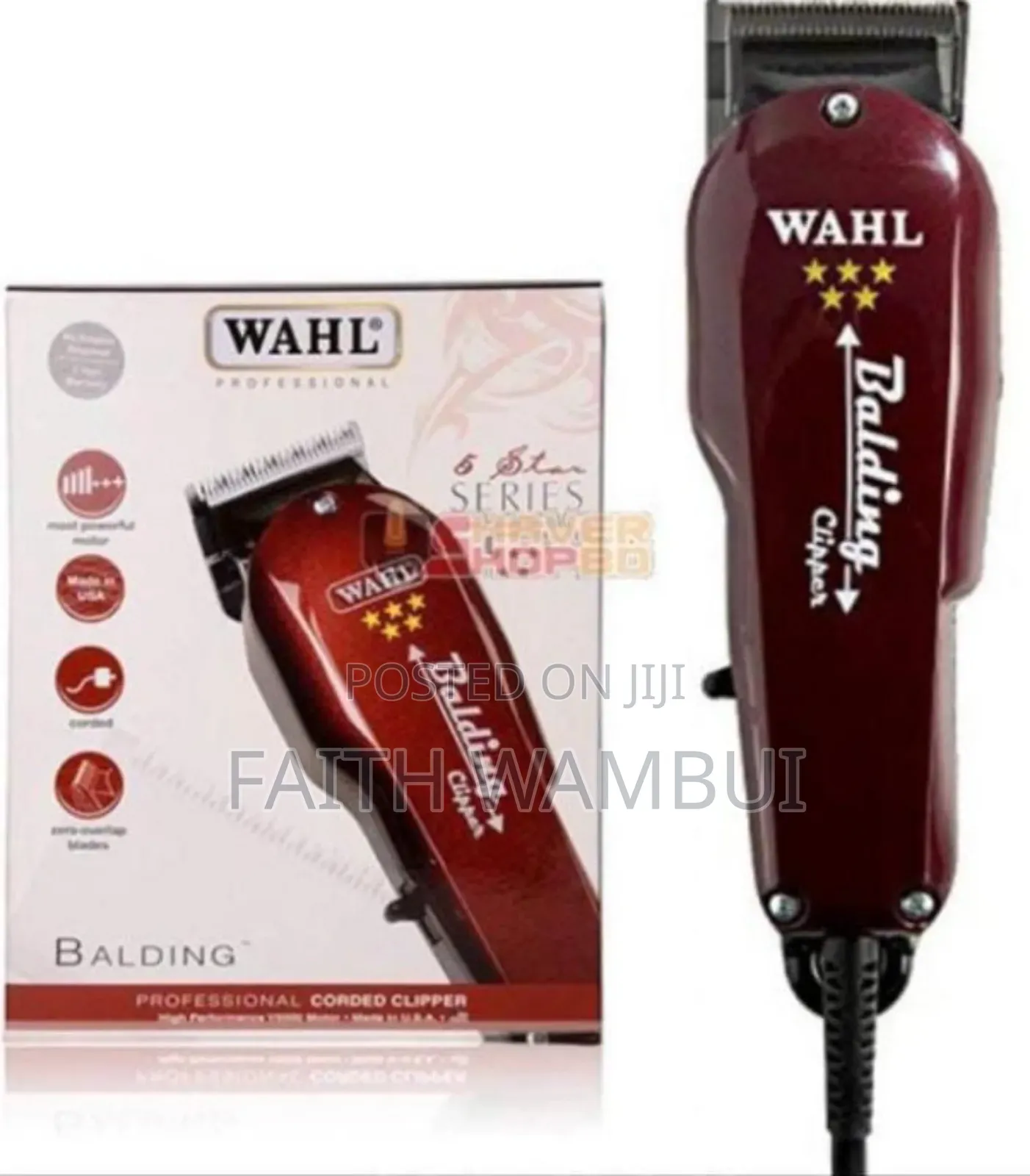Professional Wahl Balding Clippers/Balding Corded Clippers