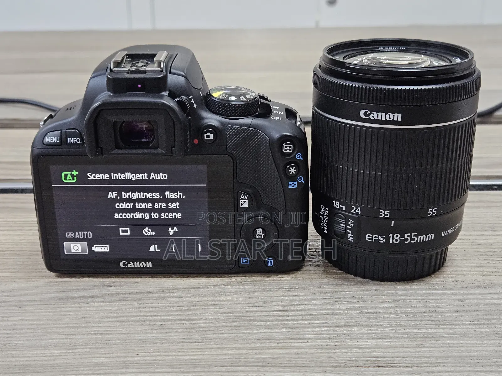 Canon Eos Rebel Sl1 DSLR Camera With 18-55mm Lens