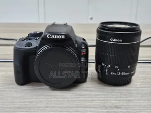 Canon Eos Rebel Sl1 DSLR Camera With 18-55mm Lens