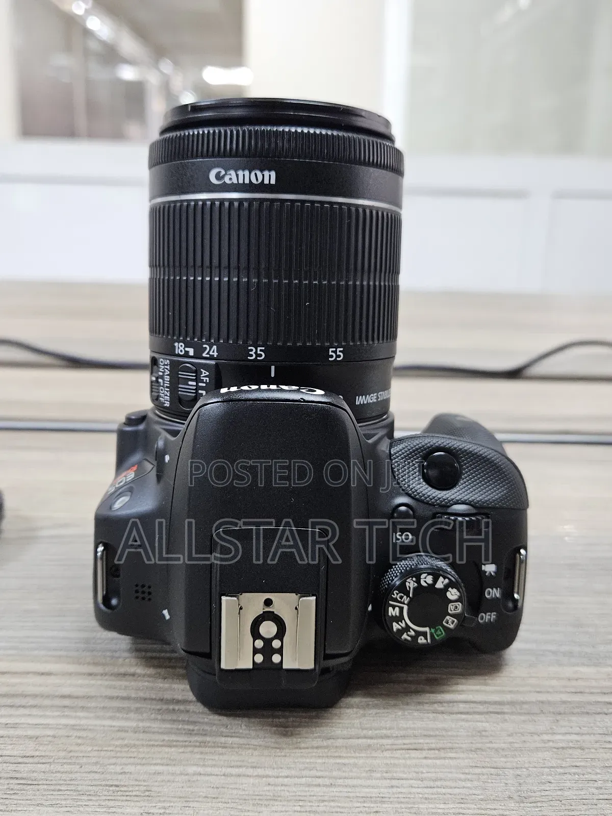 Canon Eos Rebel Sl1 DSLR Camera With 18-55mm Lens