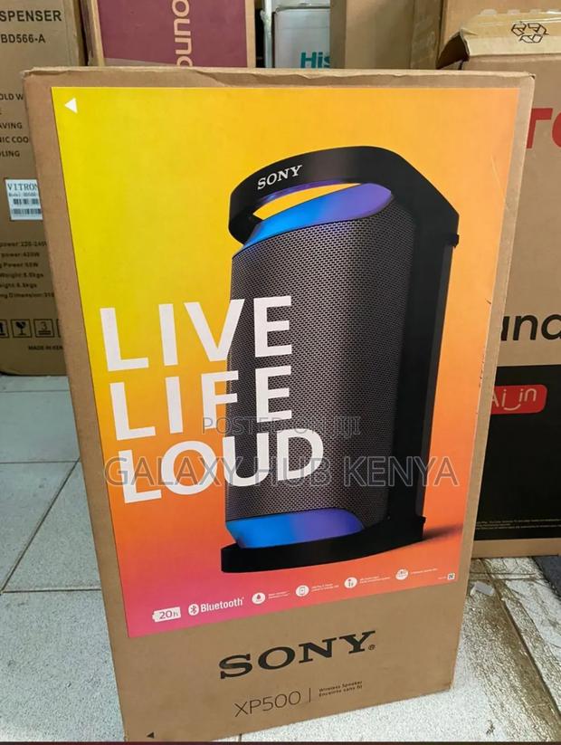 Sony Xp500 X-Series Portable Wireless Speaker - main view