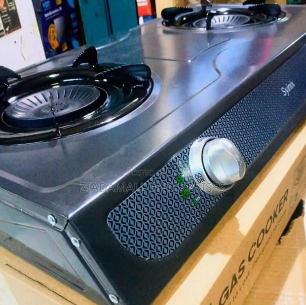 Sleek Design, Strong Flame – Syinix 2 Burner Gas Stove
