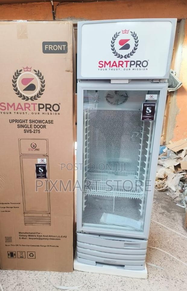 Smartpro 209l Glass Door Display Refrigerator for Sale