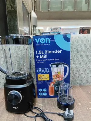 Von 500 W Blender Spice Grinder Combo – 1.5 L, 7