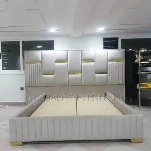 Pure White Modern Bed