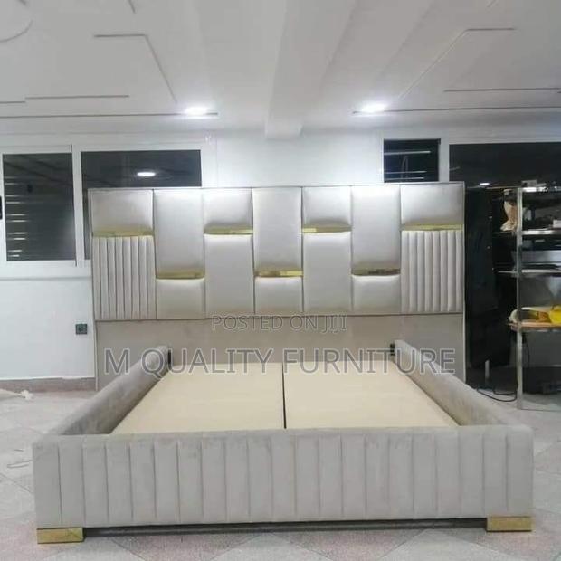 Pure White Modern Bed