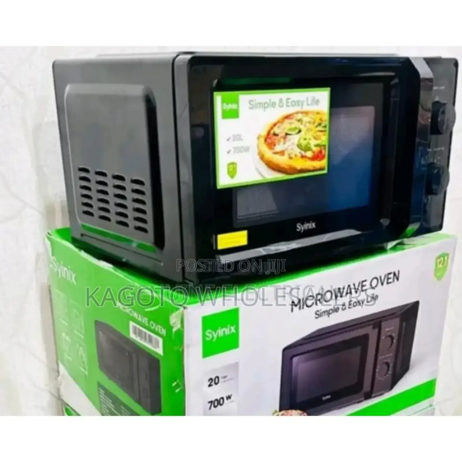 Black -Synix Manual Microwave