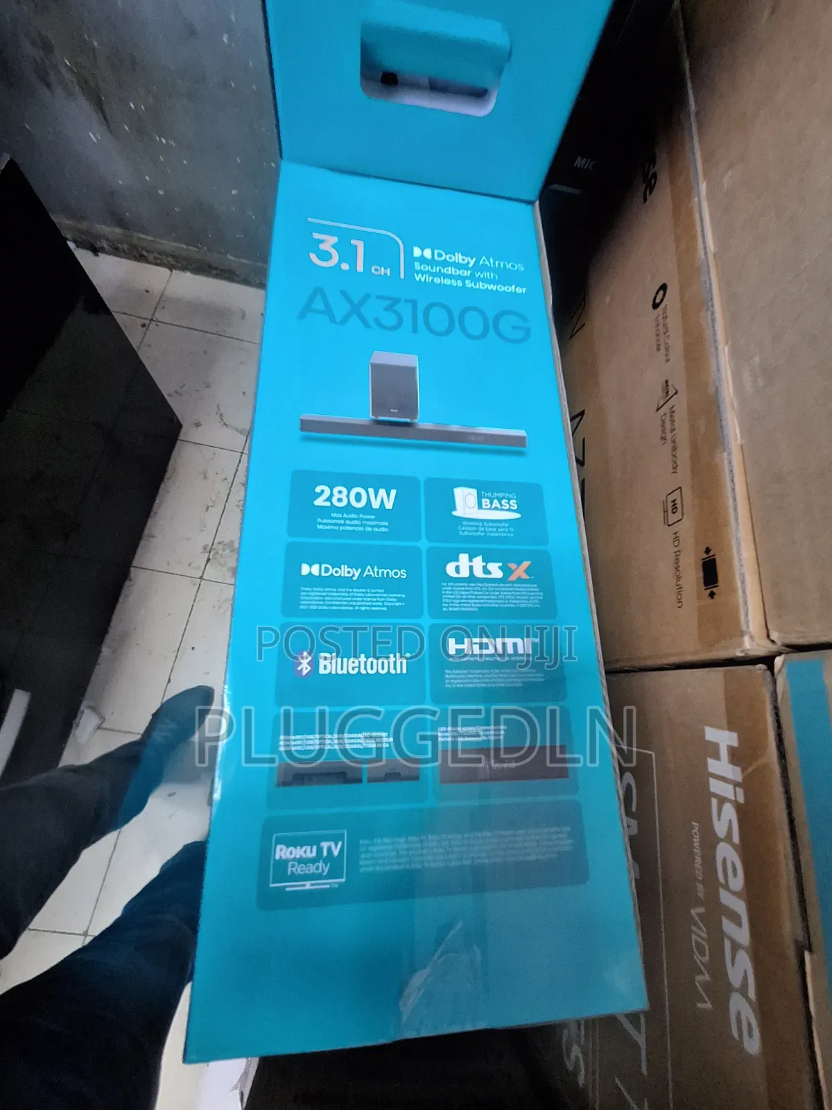 Hisense Sound Bar 500 Watts With Doulby Atoms