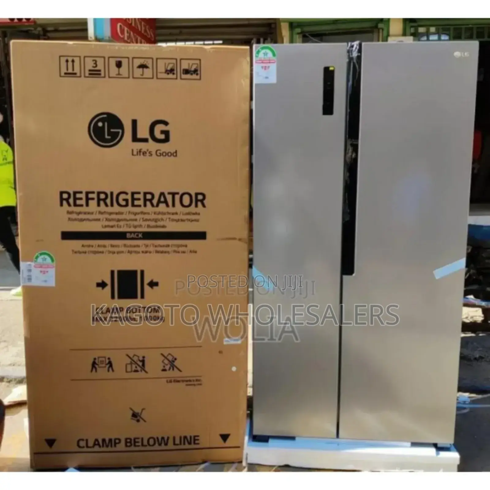 Non Frost - Lg 519litres Side by Side Fridge