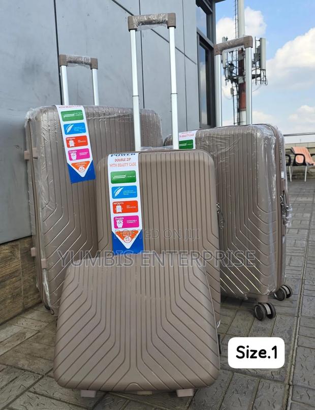 Beige Rubber Suitcase 4 in 1 Sets at 8500 - main view